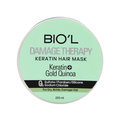 ماسک مو بدون سولفات بیول مدل Damage Therapy مناسب موی خشک و آسیب دیده 220میل